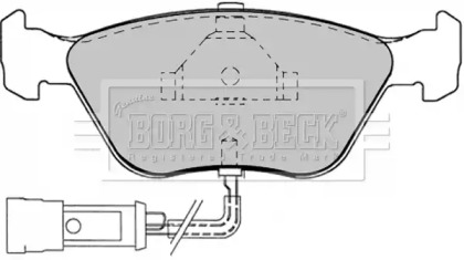 Комплект тормозных колодок BORG & BECK BBP1343