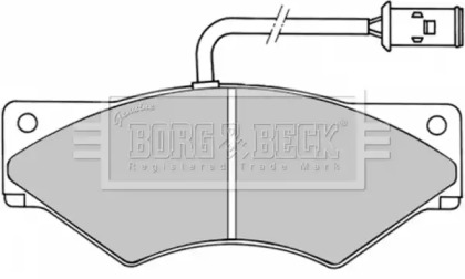 Комплект тормозных колодок BORG & BECK BBP1357