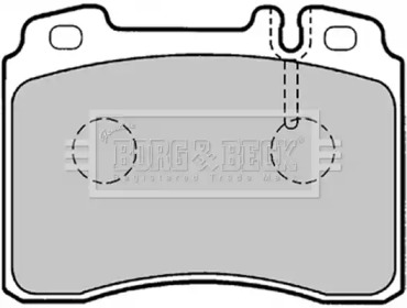 Комплект тормозных колодок BORG & BECK BBP1367