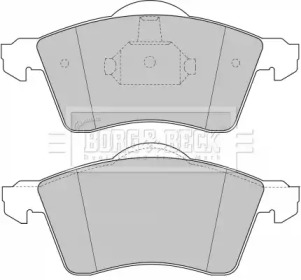 Комплект тормозных колодок BORG & BECK BBP1384