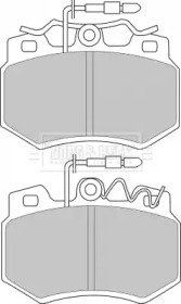 Комплект тормозных колодок BORG & BECK BBP1403