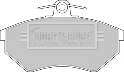 Комплект тормозных колодок BORG & BECK BBP1406