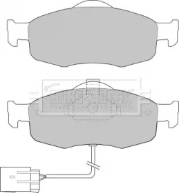 Комплект тормозных колодок BORG & BECK BBP1408