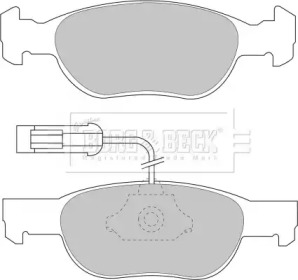 Комплект тормозных колодок BORG & BECK BBP1418