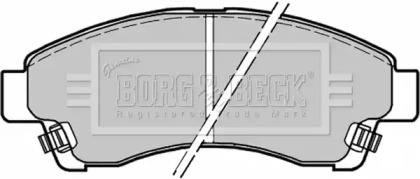 Комплект тормозных колодок BORG & BECK BBP1435