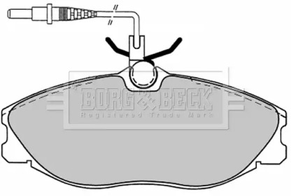 Комплект тормозных колодок BORG & BECK BBP1443