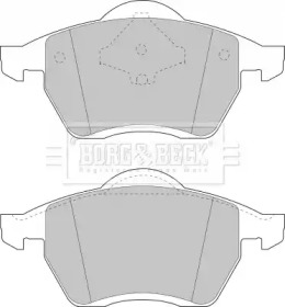 Комплект тормозных колодок BORG & BECK BBP1446