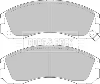 Комплект тормозных колодок BORG & BECK BBP1449