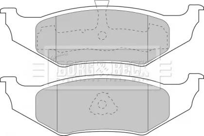 Комплект тормозных колодок BORG & BECK BBP1450