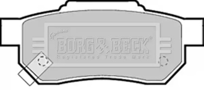 Комплект тормозных колодок BORG & BECK BBP1453