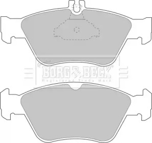 Комплект тормозных колодок BORG & BECK BBP1454