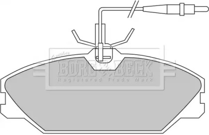 Комплект тормозных колодок BORG & BECK BBP1466