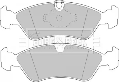 Комплект тормозных колодок BORG & BECK BBP1474