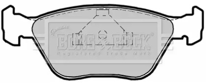 Комплект тормозных колодок BORG & BECK BBP1475