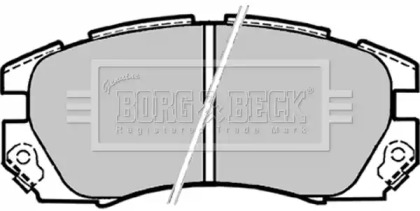 Комплект тормозных колодок BORG & BECK BBP1479