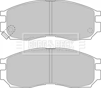 Комплект тормозных колодок BORG & BECK BBP1484