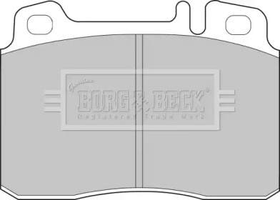 Комплект тормозных колодок BORG & BECK BBP1492