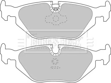 Комплект тормозных колодок BORG & BECK BBP1493