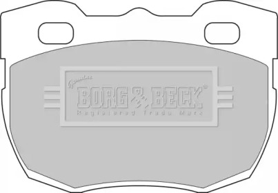 Комплект тормозных колодок BORG & BECK BBP1496