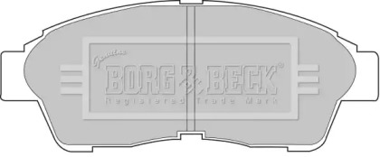 Комплект тормозных колодок BORG & BECK BBP1502