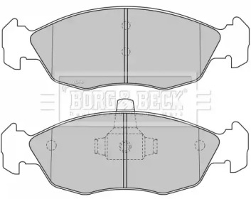 Комплект тормозных колодок BORG & BECK BBP1505