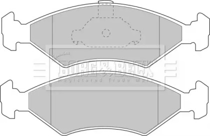 Комплект тормозных колодок BORG & BECK BBP1509