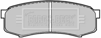 Комплект тормозных колодок BORG & BECK BBP1514