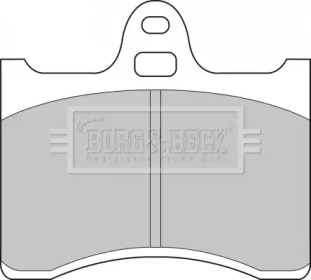 Комплект тормозных колодок BORG & BECK BBP1538