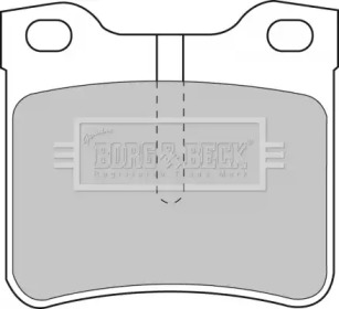 Комплект тормозных колодок BORG & BECK BBP1539