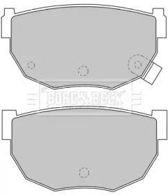 Комплект тормозных колодок BORG & BECK BBP1549