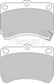 Комплект тормозных колодок BORG & BECK BBP1553