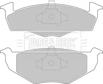 Комплект тормозных колодок BORG & BECK BBP1555