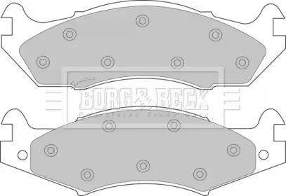 Комплект тормозных колодок BORG & BECK BBP1566