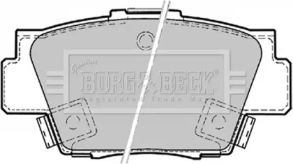 Комплект тормозных колодок BORG & BECK BBP1569