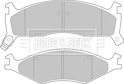 Комплект тормозных колодок BORG & BECK BBP1573