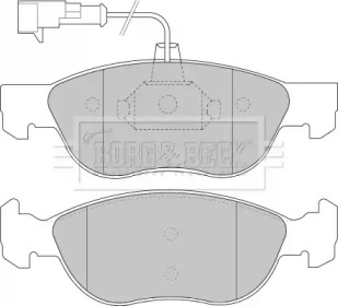 Комплект тормозных колодок BORG & BECK BBP1576