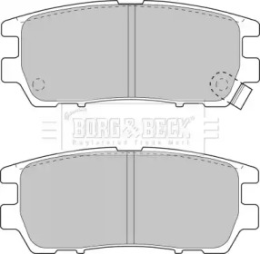 Комплект тормозных колодок BORG & BECK BBP1582
