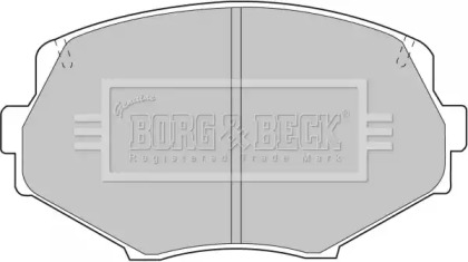 Комплект тормозных колодок BORG & BECK BBP1583