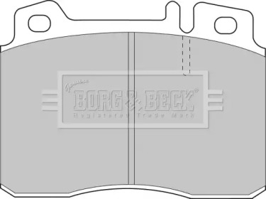 Комплект тормозных колодок BORG & BECK BBP1587