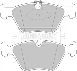 Комплект тормозных колодок BORG & BECK BBP1590