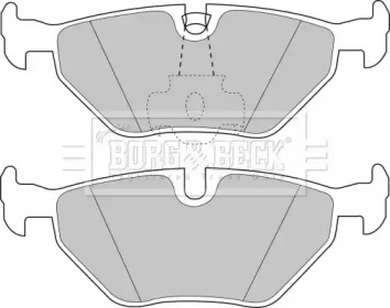 Комплект тормозных колодок BORG & BECK BBP1591