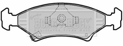 Комплект тормозных колодок BORG & BECK BBP1610