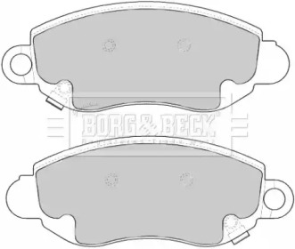 Комплект тормозных колодок BORG & BECK BBP1626