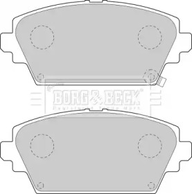 Комплект тормозных колодок BORG & BECK BBP1652