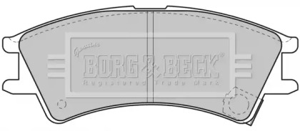 Комплект тормозных колодок BORG & BECK BBP1659