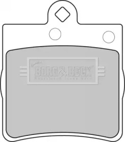 Комплект тормозных колодок BORG & BECK BBP1669