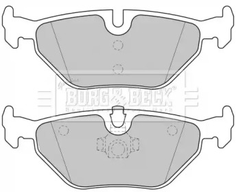 Комплект тормозных колодок BORG & BECK BBP1677