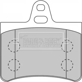 Комплект тормозных колодок BORG & BECK BBP1710