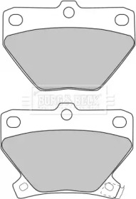 Комплект тормозных колодок BORG & BECK BBP1712