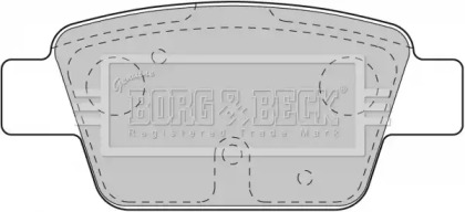 Комплект тормозных колодок BORG & BECK BBP1718